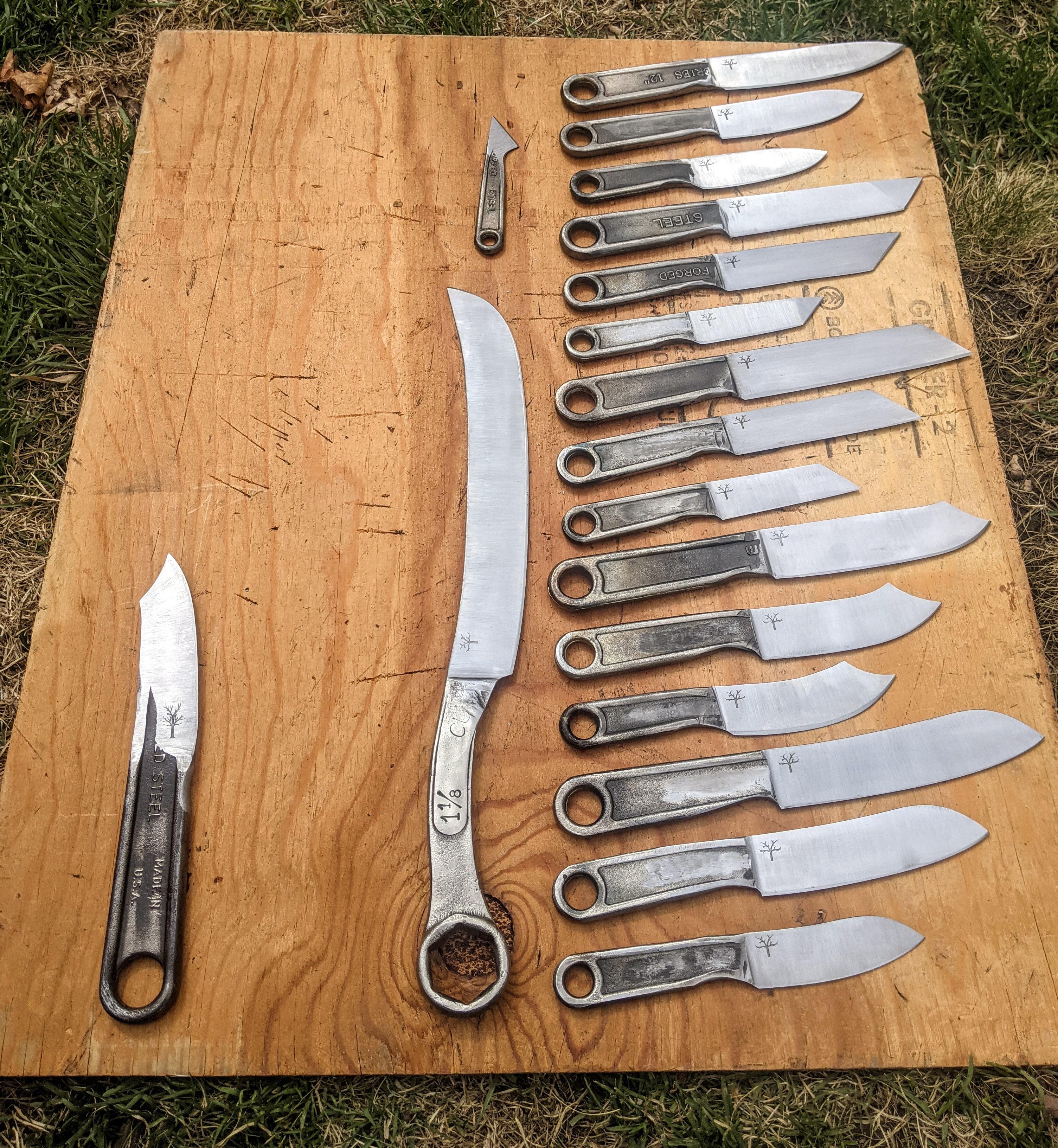 Forged Wrench Utility Knife - Beginner